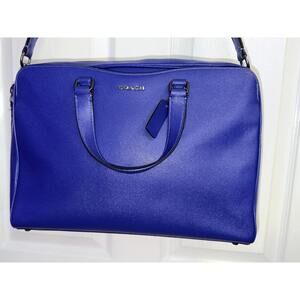 Coach Graham Structured Brief C8173 Sport Blue. **RARE**